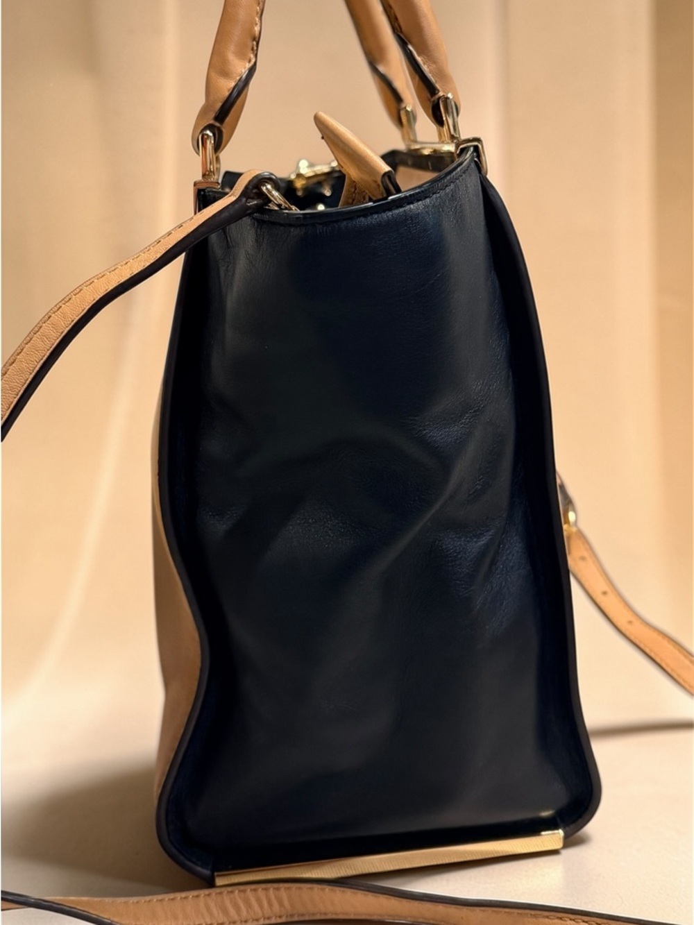 Michael Kors Vivianne Medium Satchel Colorblock Leather - Picture 5 of 15